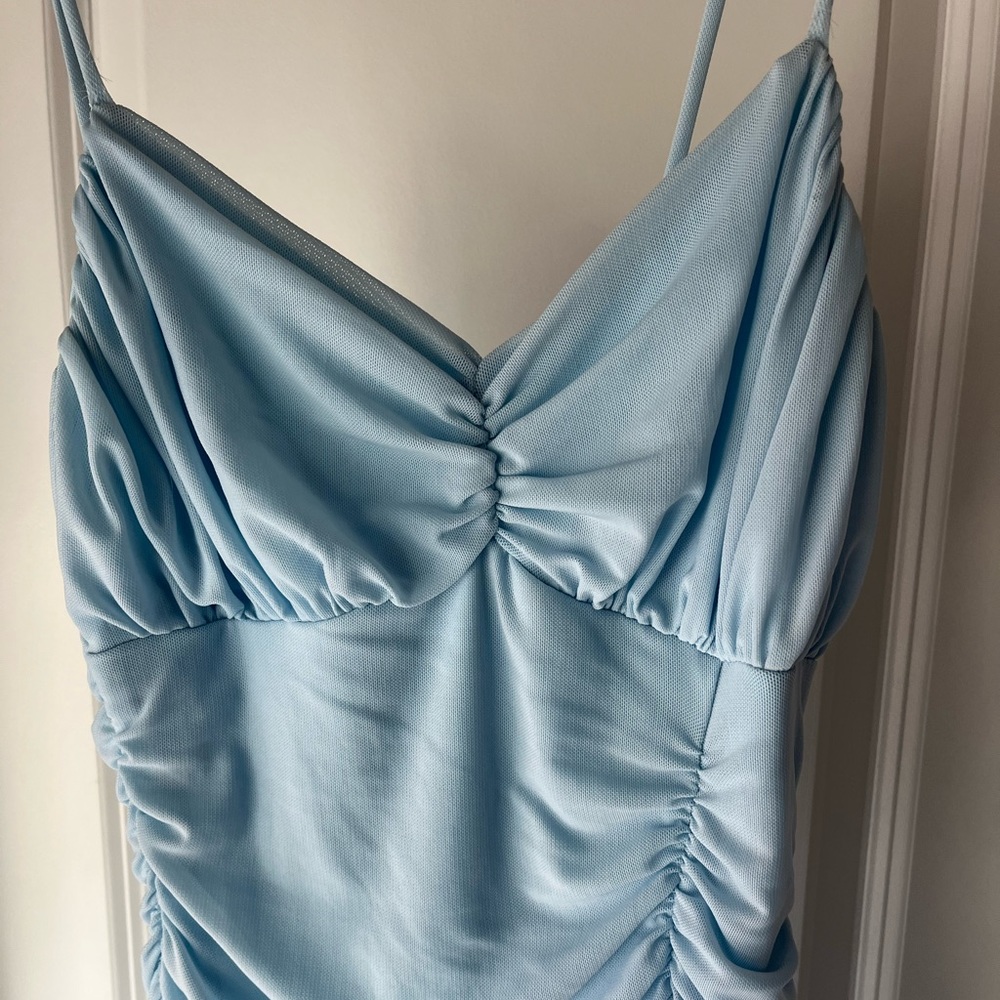 Hello Molly Size Small Light Blue Mini Dress